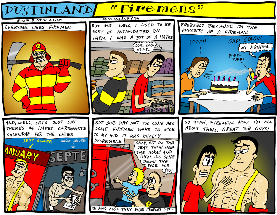 dustinland firemen comic