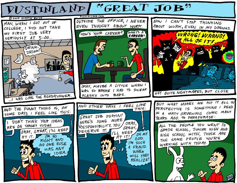 dustinland great job comic