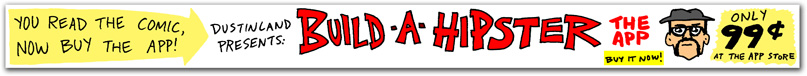 dustinland hipster app banner