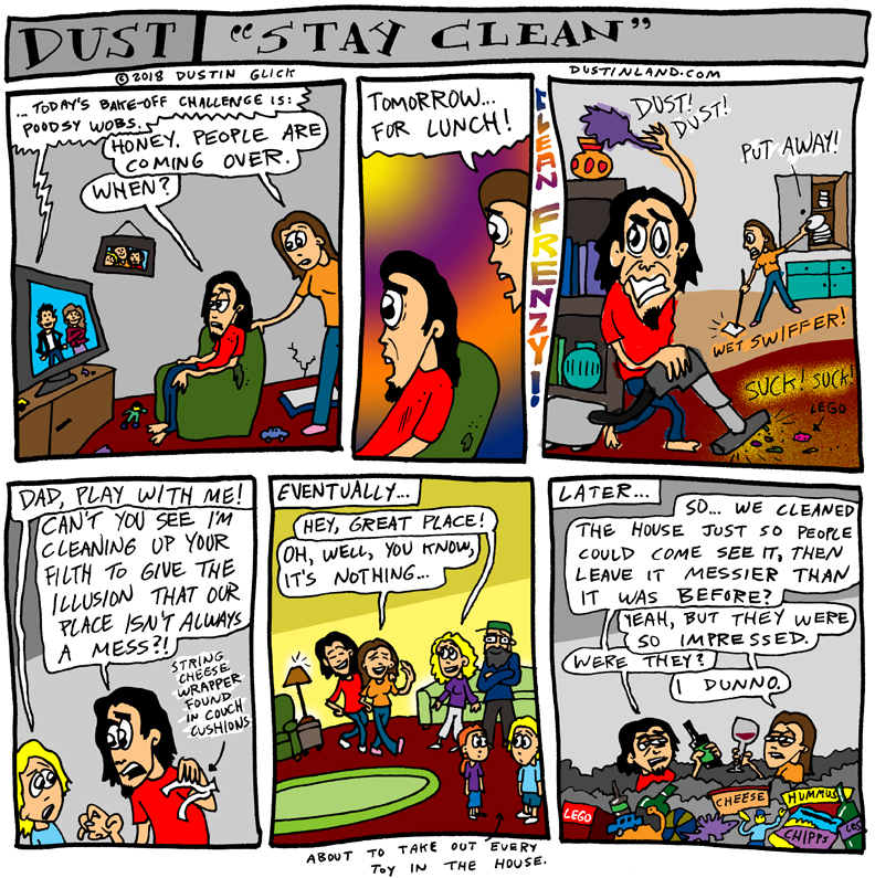 dustinland stay clean comic