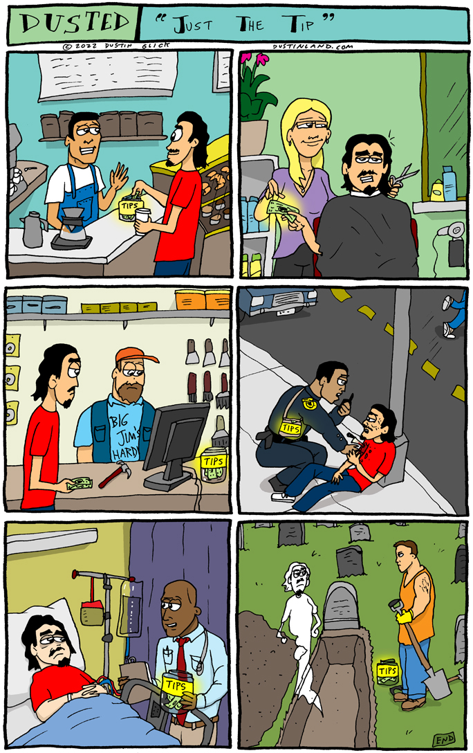 dustinland just the tip comic