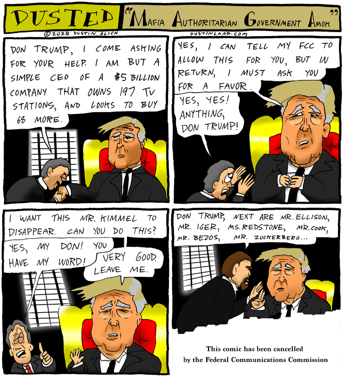 Dustinland Don Trump comic