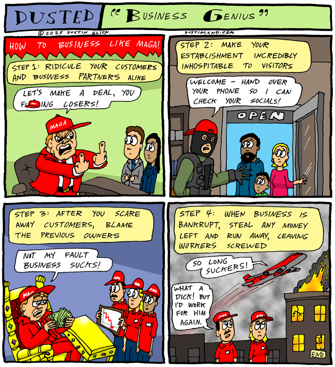 dustinland business genius