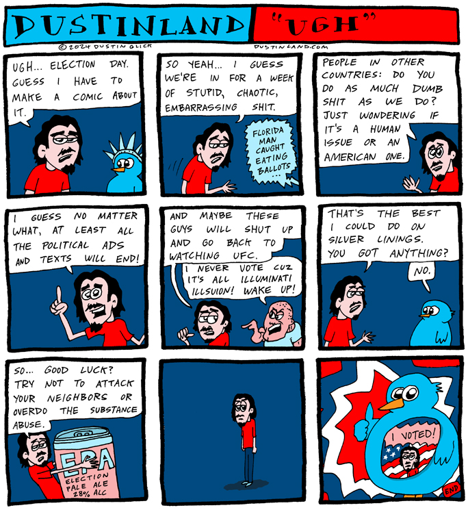 dustinland election 2024 comic