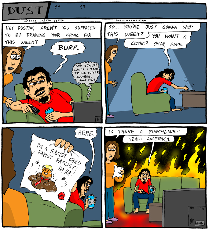 dustinland fatique comic