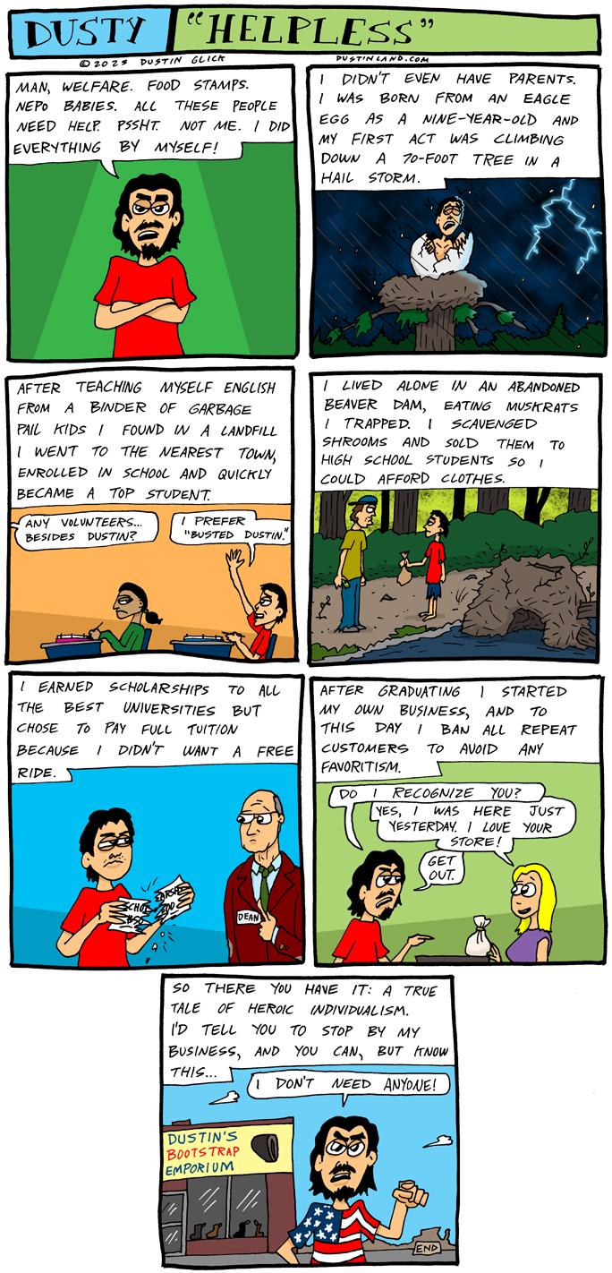 dustinland helpless comic