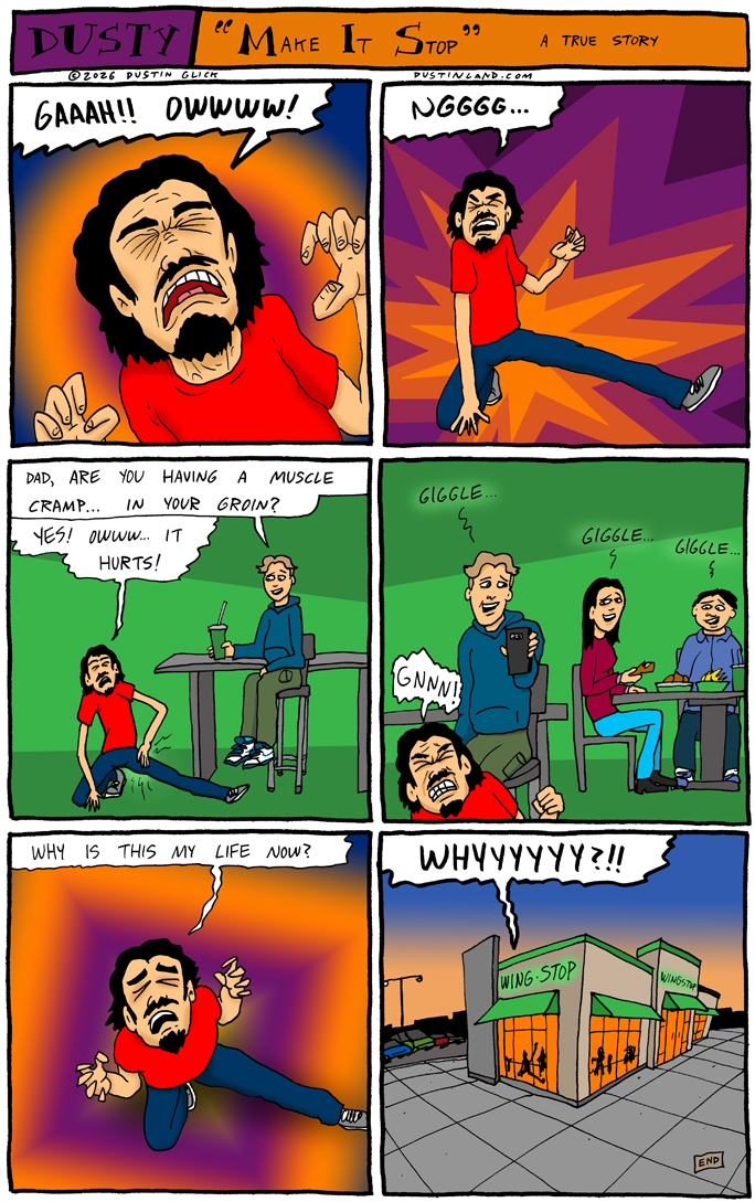 dustinland make it stop comic