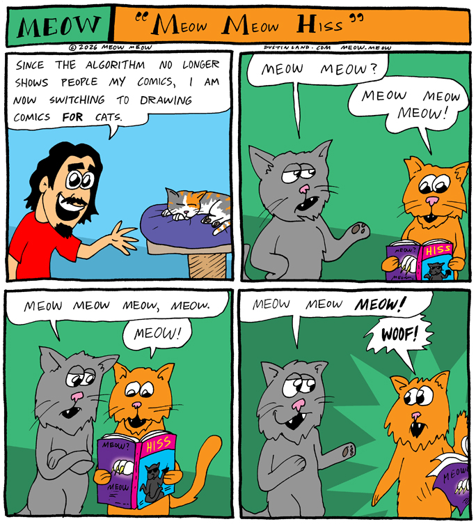 dustinland meow comic