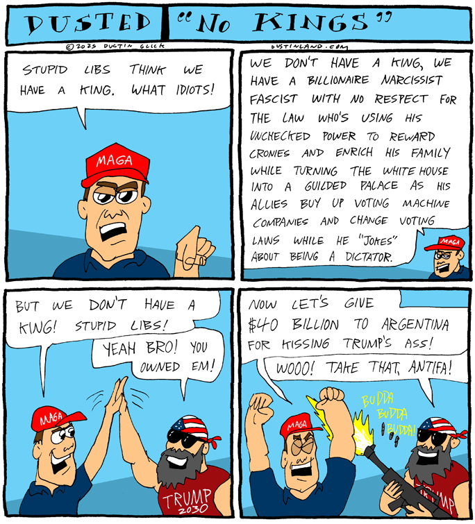 dustinland no kings comic