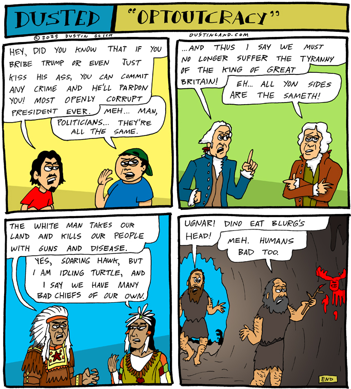 dustinland opt out comic