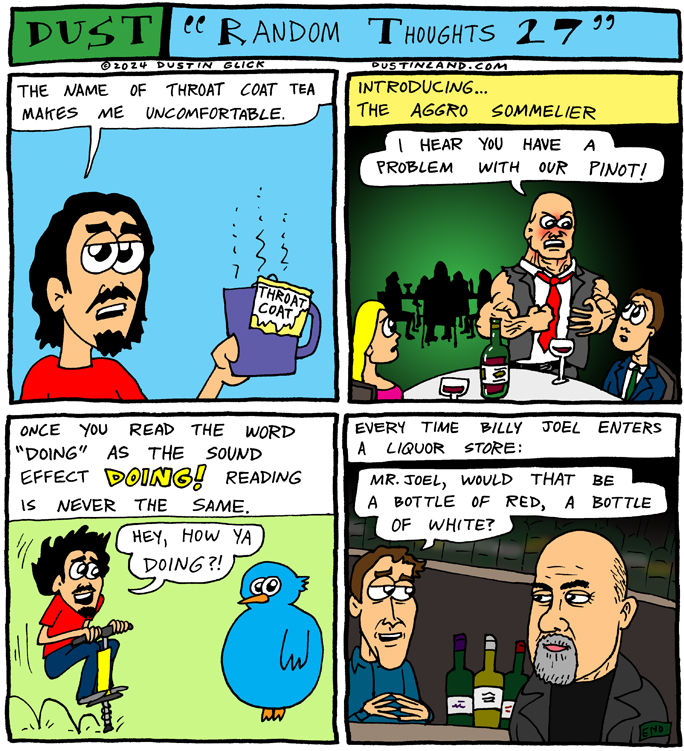 Dustinland random thoughts 27 comic