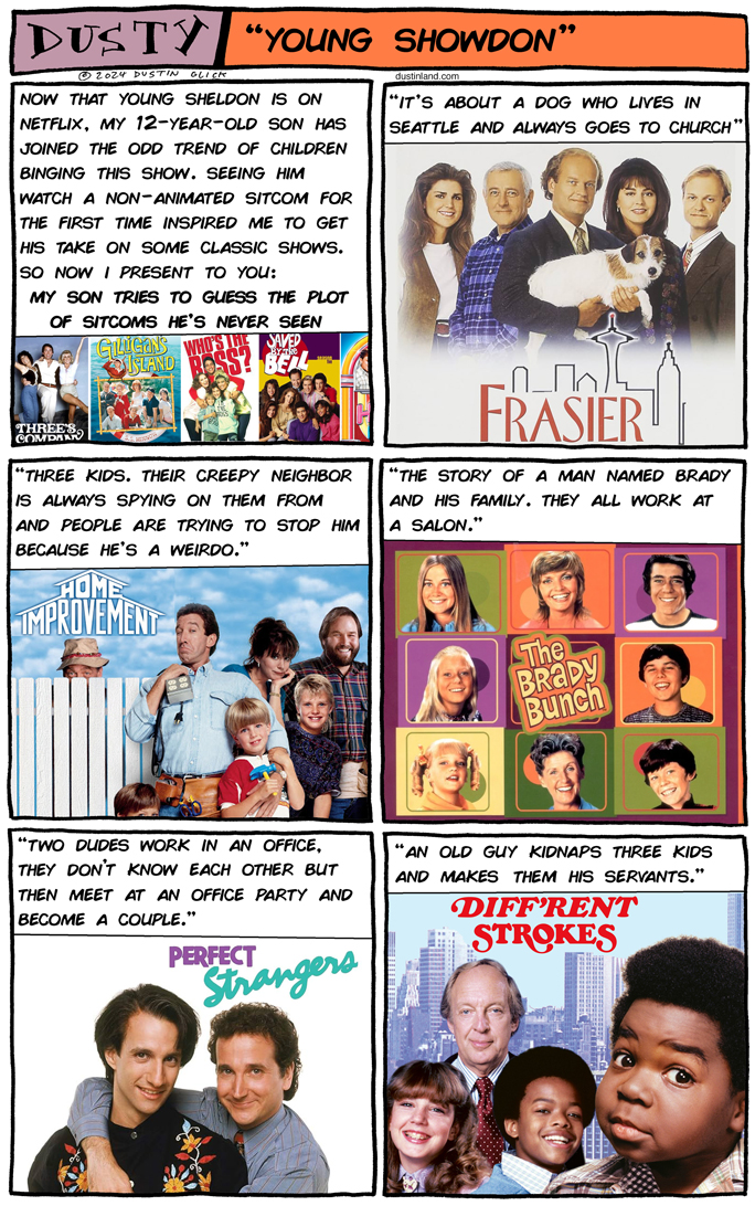 dustinland sitcoms