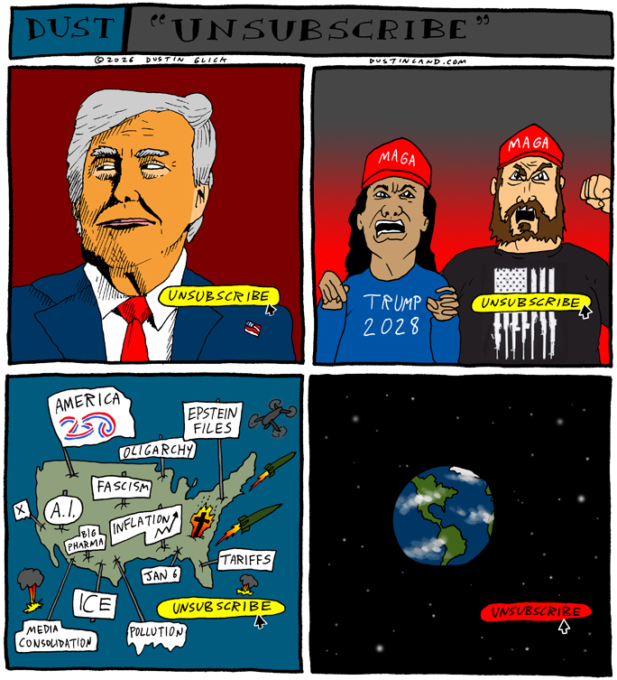 dustinland unsubscribe comic