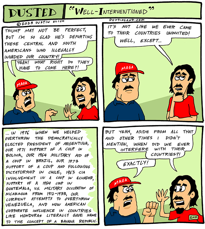 dustinland well interventioned comic